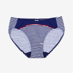 Fila Marine Stripe Brief - Naisten Alushousut - Laivastonsininen | FI-45181